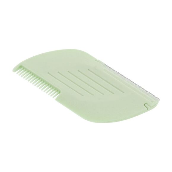 Diamond-shaped with Comb Eyebrow Trimmer for Bathroom Hotel Toilet Green - Picture 1 of 3